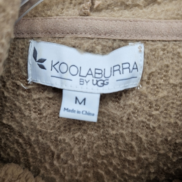 Koolaburra by UGG teddy bear sherpa fleece pullover hoodie womens size medium - Picture 4 of 5